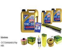 FILTRO DEL KIT DI ISPEZIONE LIQUI MOLY OLIO 7L 5W-30 per BMW 3 Serie E90 325i
