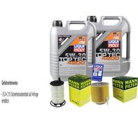 FILTRO DEL KIT DI ISPEZIONE LIQUI OLIO MOLY 10L 5W-30 per Audi A6 Allroad 4FH C6