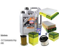 FILTRO DEL KIT DI ISPEZIONE LIQUI OLIO MOLY 10L 5W-30 per Audi Q7 4L 3.0 TDI