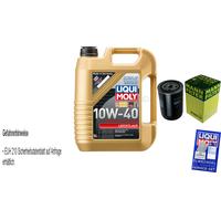 FILTRO DEL KIT DI ISPEZIONE LIQUI OLIO MOLY 5L 10W-40 per VW Passat Variant 32B