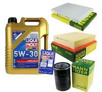 FILTRO DEL KIT DI ISPEZIONE LIQUI OLIO MOLY 5L 5W-30 per VW Golf III 1H 1 1.8