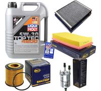 FILTRO DEL KIT DI ISPEZIONE LIQUI OLIO MOLY 5L 5W-30 per VW Polo 9N_ 1.2 12V
