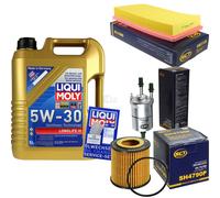 FILTRO DEL KIT DI ISPEZIONE LIQUI OLIO MOLY 5L 5W-30 per VW Polo 9N_ 1.2 12V