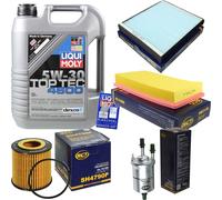 FILTRO DEL KIT DI ISPEZIONE LIQUI OLIO MOLY 5L 5W-30 per VW Polo 9N_ 1.2 12V