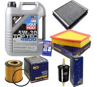 FILTRO DEL KIT DI ISPEZIONE LIQUI OLIO MOLY 5L 5W-30 per VW Polo 9N_ 1.2 Fox 5Z1