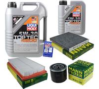 FILTRO DEL KIT DI ISPEZIONE LIQUI OLIO MOLY 6L 5W-30 per Mazda 6 Station Wagon