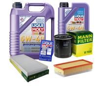 FILTRO DEL KIT DI ISPEZIONE LIQUI OLIO MOLY 6L 5W-40 per Fiat Scudo Combinato