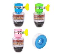 Filtro Del Rubinetto Da 3 Pezzi E 1 Rotolo Di Nastro Crudo, Rubinetto Rotabile, Accessori Per Lavello Della Cucina, Installazione Della Cucina.