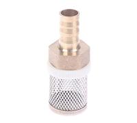 Filtro del tubo di aspirazione,Filtro della condut 1PC 6 MILLIMETRI-19 MILLIMETRI di Lavaggio Auto Giardino Irrigazione Filtro In Ottone Filtro Spruzzatore Pompa di Filtraggio Rete In Acciaio Inox Fil