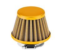 Filtro dell’aria 38 mm, per moto, si fissa con morsetto, universale, per l’aspirazione di aria fredda, per scooter, quad e moto cross, alto flusso d’aria