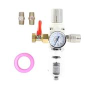 Filtro della linea dell'aria con scarico automatico Filtro antiumidità del compressore d'aria in ingresso 1/2 pollice NPT con manometro 150 PSI e interruttore della valvola