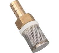 Filtro della pompa dell'acqua della conduttura, Filtro for tubo flessibile for pompa dell'acqua in ottone e acciaio inossidabile for irrigazione da giardino e autolavaggio, diverse misure(19mm)