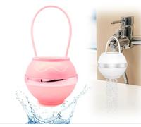 Filtro dell'acqua a sfera da bagno, 8 fasi, filtro a sfera da bagno per acqua dura, filtro per rubinetto per vasca da bagno, purificatore più morbido, rimuove cloro e contaminanti metalli pesanti, per