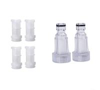 Filtro dell'acqua ad alta pressione, confezione da 2 pezzi, per K2, K3, K4 | 2 staffe e 4 filtri inclusi, protegge la pompa dai detriti, adatta per modelli da K2 a K6, design trasparente