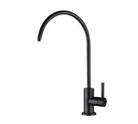 Filtro dell'acqua ad osmosi inversa Grifos Cocina Black Swan Neck Miscelatore monocomando per acqua potabile fredda Lavello da cucina Aggiornamento