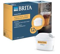 Filtro dell'acqua BRITA MAXTRA PRO Limescale Expert pack semestrale da 12 filtri - NUOVA GENERAZIONE FILTRI - Ideale per bevande calde e protezione contro il calcare per macchine da caffè e