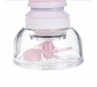 Filtro dell'acqua da 4,6 x 10 cm, per rubinetto telescopico rotante a 360 gradi, per prese del rubinetto con un diametro inferiore a 26 mm (rosa)