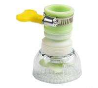 Filtro dell'acqua da 4,6 x 10 cm, per rubinetto telescopico rotante a 360 gradi, per prese del rubinetto con un diametro inferiore a 26 mm (verde)