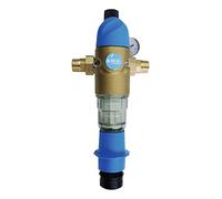 Filtro dell'acqua di casa lavabile con riduttore di pressione integrato, 1 pollice