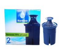 Filtro dell'acqua Elite (dura 6 mesi), ricambio per filtro dell'acqua Brita e dispenser e molto altro ancora, efficiente a lunga durata, riduce cloro (sapore e odore) e piombo, senza BPA, confezione