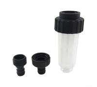 Filtro dell'acqua G3/4 per idropulitrice Karcher ad alta pressione - Schermo di protezione ingresso previene l'intasamento dei detriti, compatibile con WD MV Series Black Plastic Mesh Guard