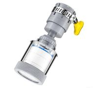 Filtro dell'acqua girevole a 360 gradi per rubinetto della cucina con porta trasparente e sistema di cartucce affidabile (C)