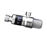 Filtro dell'acqua per rubinetto della cucina, con display digitale e indicatore di temperatura in acciaio inox