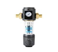 Filtro dell'acqua, Prefiltro purificatore Tutta la casa Spin Down filtro da acqua del sedimento, centrale del prefiltro maglia dell'acciaio inossidabile di controlavaggio(DN20)