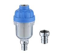Filtro dell'acqua riutilizzabile, lavabile, filtro fine spin down sedimento, filtro acqua prefiltro per rubinetti, lavatrici, ecc. (filo da 1/2")