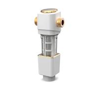 Filtro dell'acqua rotante pre-filtro di lavaggio a controcorrente a grande portata Purificatore d'acqua centrale for tutta la casa 6T/1H(Blanc)