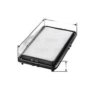 Filtro Dell'Aria 240 Mm - 138 Mm VALEO Per Altre HONDA ACCORD