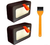 Filtro dell'aria ai carboni attivi per Bambu Lab X1, X1C, P1P, P1S Serie, confezione da 2 con spazzola di pulizia, ricambio per la riduzione degli odori e la purificazione dell'aria per stampanti 3D