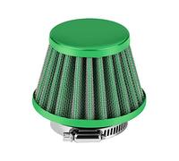 Filtro dell'aria con morsetto, kit di aspirazione del filtro dell'aria 38 mm per moto fuoristrada ATV Quad Dirt Pit Bike(verde)