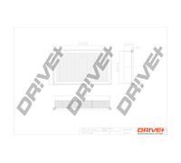 Filtro Dell'Aria Drve+ DP1110.10.0039 Per FIAT, LIGIER, MICROCAR, PIAGGIO