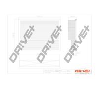 Filtro Dell'Aria Drve+ DP1110.10.0067 Per MERCEDES-BENZ