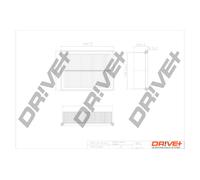 Filtro Dell'Aria Drve+ DP1110.10.0185 Per Moto KTM, SEAT, VW