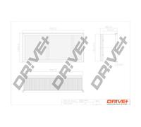 Filtro Dell'Aria Drve+ DP1110.10.0197 Per TOYOTA