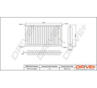Filtro Dell'Aria Drve+ DP1110.10.0494 Per MAZDA
