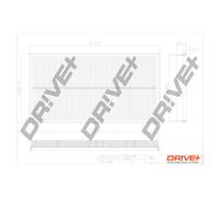 Filtro Dell'Aria Drve+ DP1110.10.0604 Per MERCEDES-BENZ