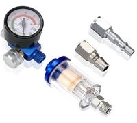 Filtro dell'aria e regolatore di pressione dell'aria Kit di strumenti combinati Regolatore compressore d'aria Filtro pistola a spruzzo Filtro aria Compressore d'aria Filtro trappola acqua per pistola