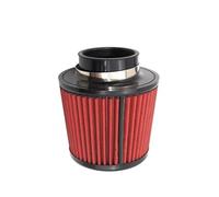 Filtro Dell'aria Filtro Aspirazione Dell'aria A Cono Freddo Ad Alto Flusso 63Mm E 76Mm 2,5 Pollici 3 Pollici Tubi Aspirazione Dell'aria Motore Auto Sportive Filtro Aria Ricambio(63mm Red)
