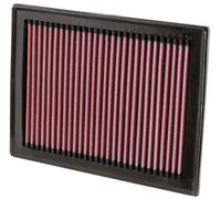 K&N Filtro aria 33-2409 a lunga durata per Nissan Juke, Micra IV, Note, Pulsar, Renault Koleos