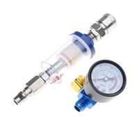 Filtro dell'aria Olio Separatore d'acqua Regolatore di pressione per spruzzatore con manometro Spray Applicazioni di verniciatura Strumento Spruzzatore pneumatico