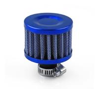Filtro dell'aria per auto ad alto flusso compatibile con sistemi di aspirazione dell'aria fredda per moto e coperchio di ventilazione del basamento per una migliore efficienza del motore (blu)