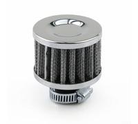 Filtro dell'aria per moto, copertura per sfiato del basamento ad alto flusso, compatibile con la maggior parte delle auto, camion, struttura in tessuto di alluminio, blu, rosso, carbonio argento