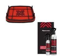 Filtro dell'aria per moto Performance + pulitore compatibile con DUCATI DIAVEL 1260 S (GE) 1261 ccm 159 CV anno di costruzione 01.2019