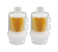 Filtro dell'aria per riscaldatori diesel, confezione da 2 pezzi da 25 mm, ricambio per riscaldatore Weber Air Assist, elemento filtrante in plastica e carta, compatibile con modelli Eberspcher