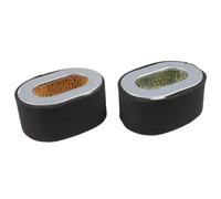 Filtro dell'aria progettato per motori diesel 406/418/420, L90, L100, 186F, 188F, intrappola lo sporco e prolunga la durata del motore (2 pezzi)