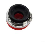 Filtro dell'aria rosso per moto in schiuma e ABS per Pocket Bike per mini scooter con diametro da 28 mm a 58 mm come ricambio diretto per una migliore potenza del motore e uso fuoristrada (47 mm)
