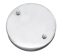 Filtro dell'aria rotondo, filtro dell'aria per pancake con flusso d'aria elevato per auto, elemento del filtro dell'aria cromato A102 per carburatori SU HS4 da 1½ pollici